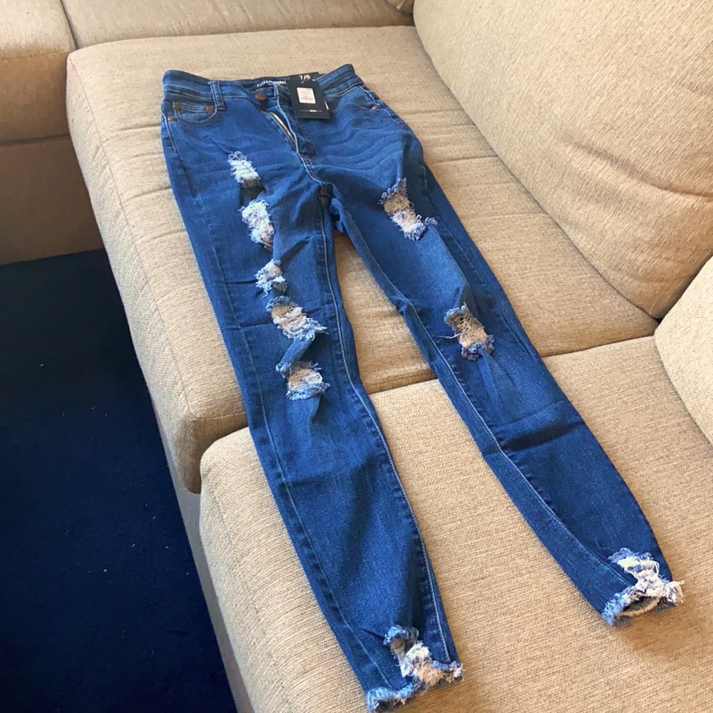 Fashion Nova Skinny Jeans Size 7/8